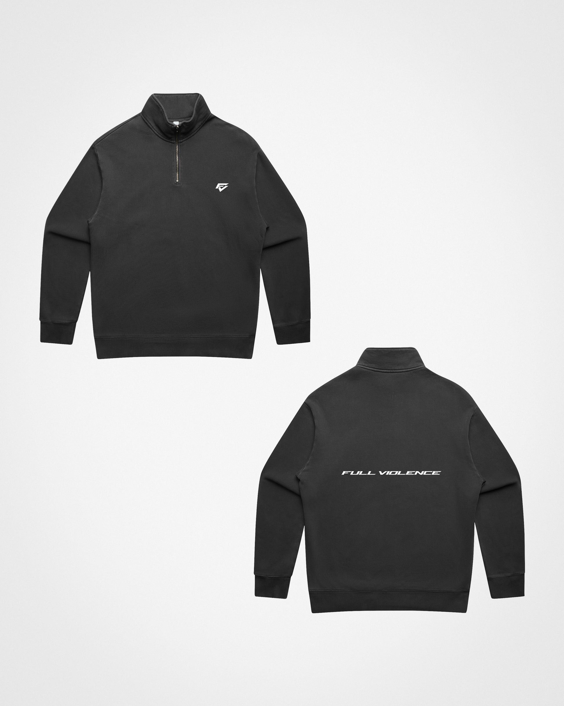 FV Quarter-Zip Sweater – FULL VIOLENCE STORE