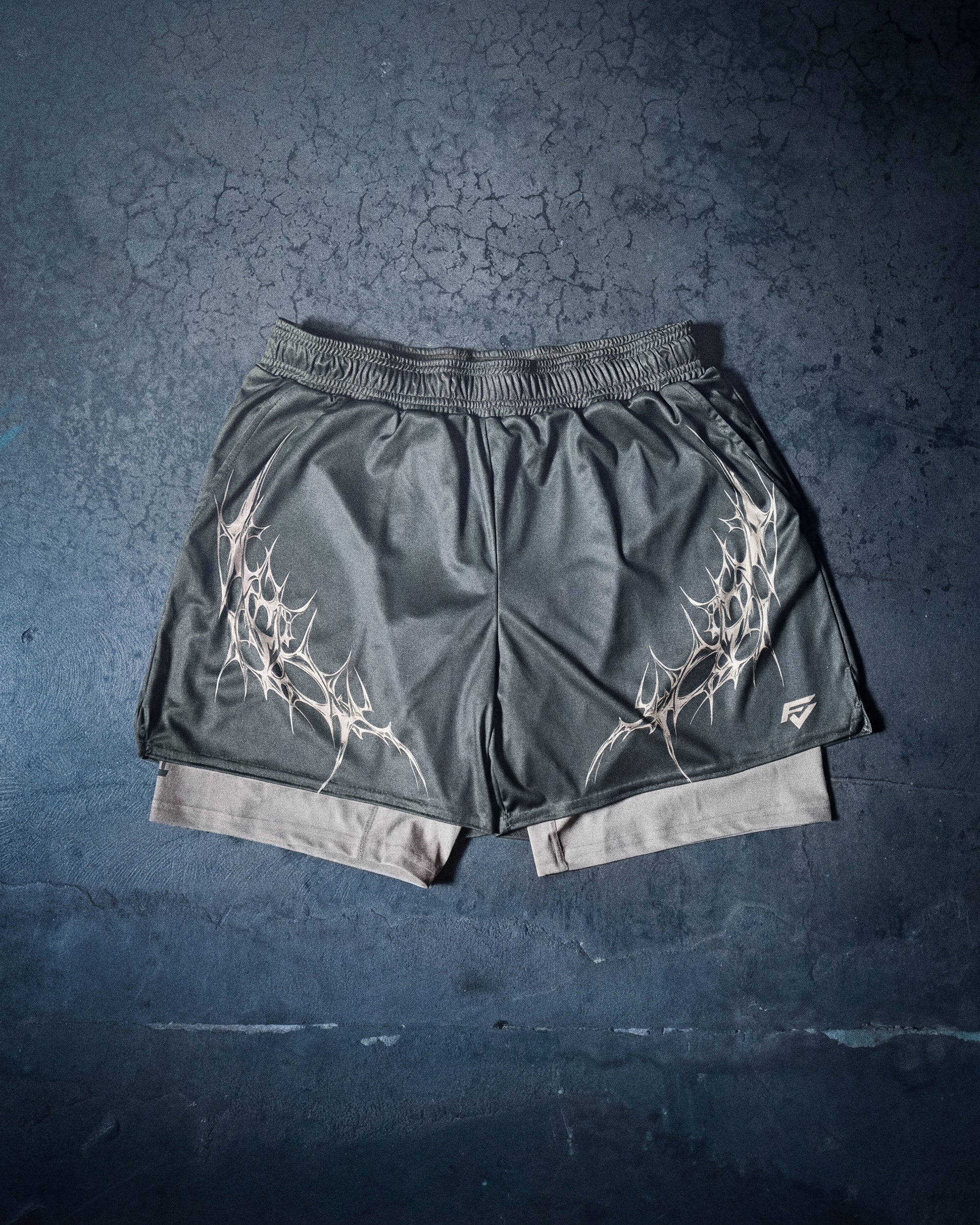 FV Dual Layer Shorts in Green