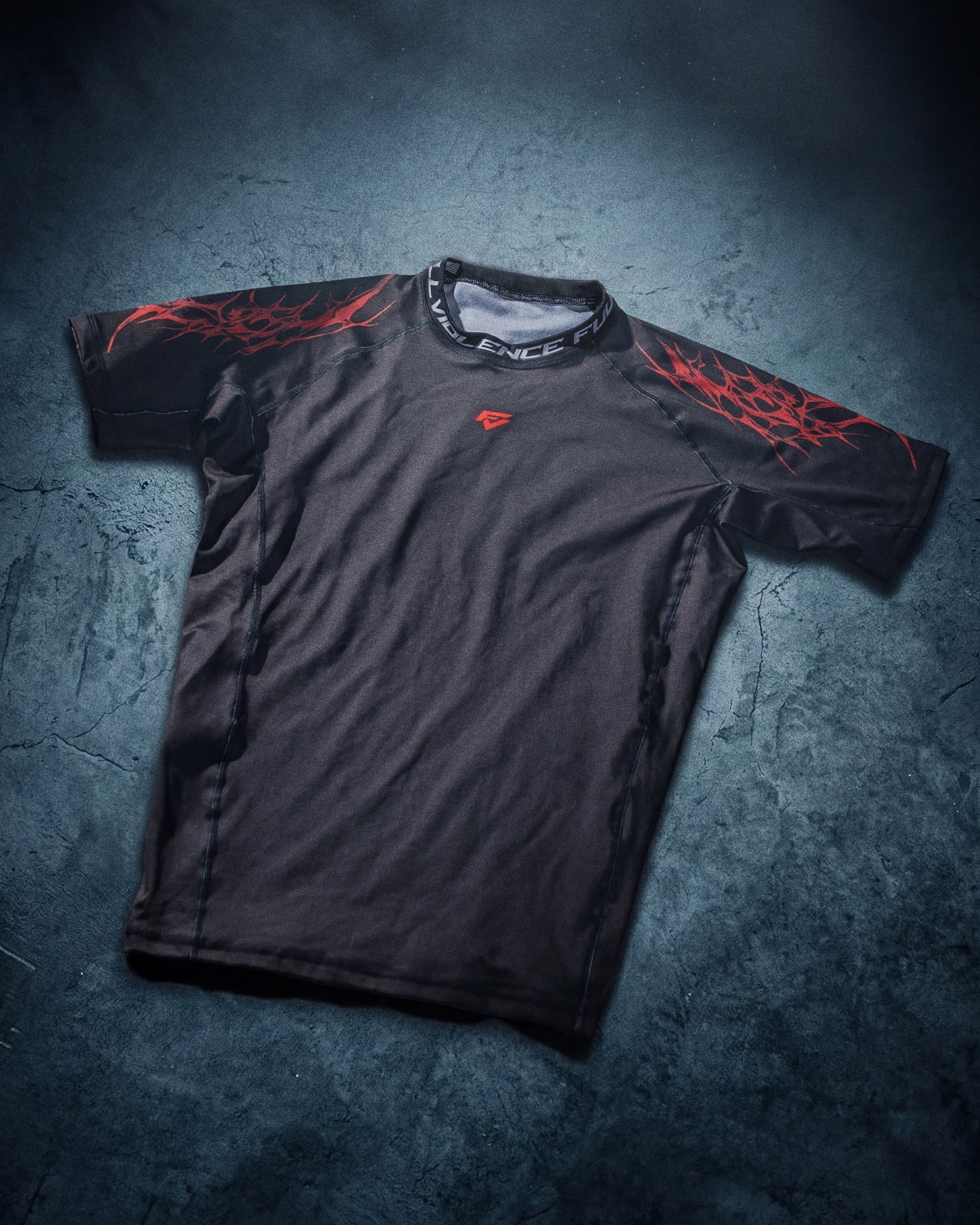 Cyberstrike Black Rash Guard