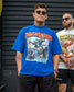The Fighting Nerds Comic Book "Classic" Tee in Royal Blue