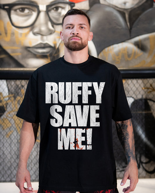 Ruffy Save Me "Classic" Tee in Black