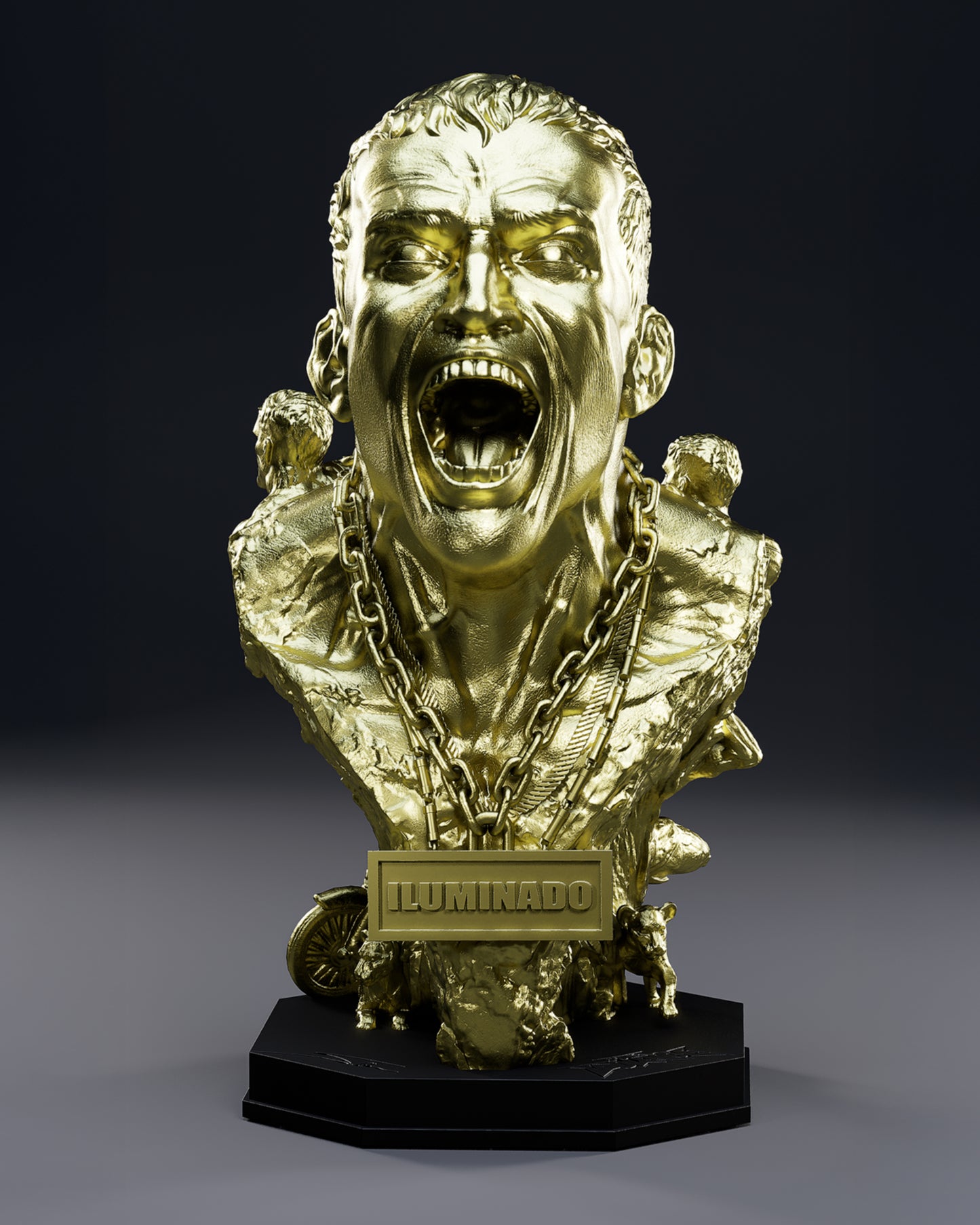 Charles Oliveira Sculpture: Championship Edition (21 Piece Limited)