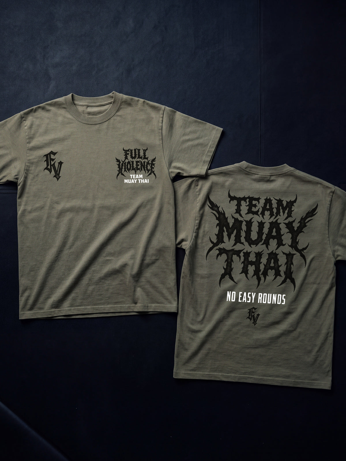 Team Muay Thai Classic Tee - Army Green