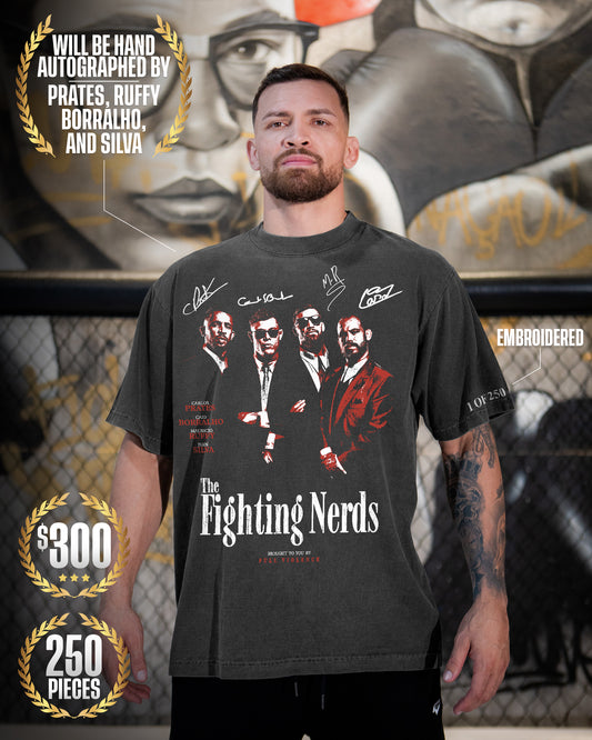 The Fighting Nerds Movie "Premium" Autographed Tee (Only 250 Available)