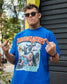 The Fighting Nerds Comic Book "Classic" Tee in Royal Blue