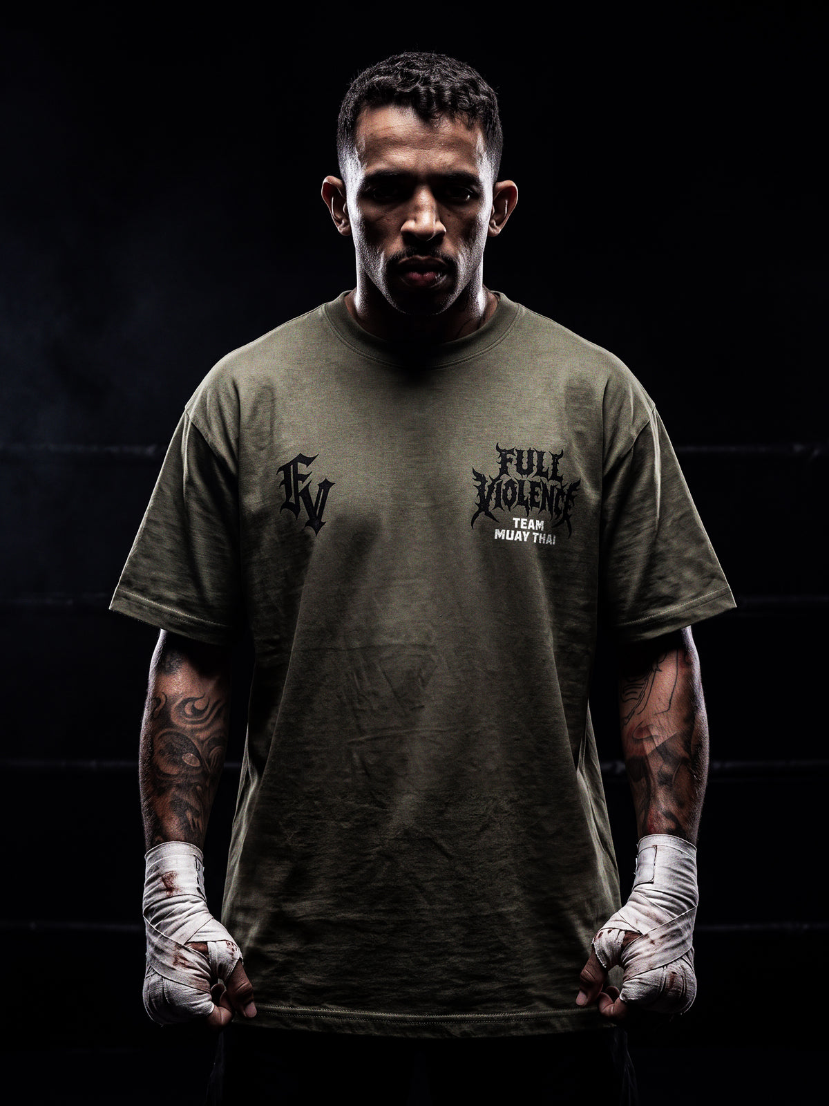 Team Muay Thai Classic Tee - Army Green