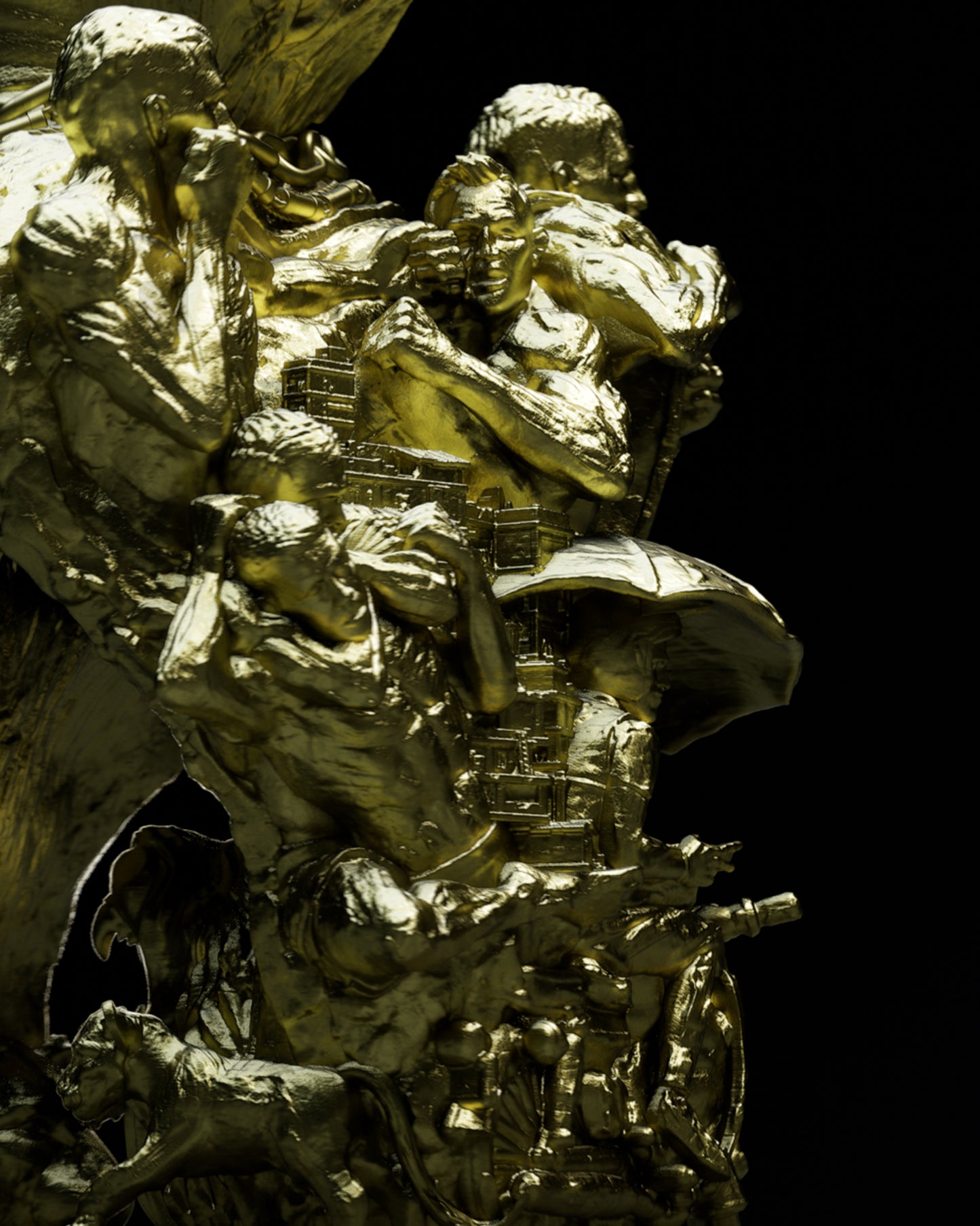 Charles Oliveira Sculpture: Championship Edition (21 Piece Limited)