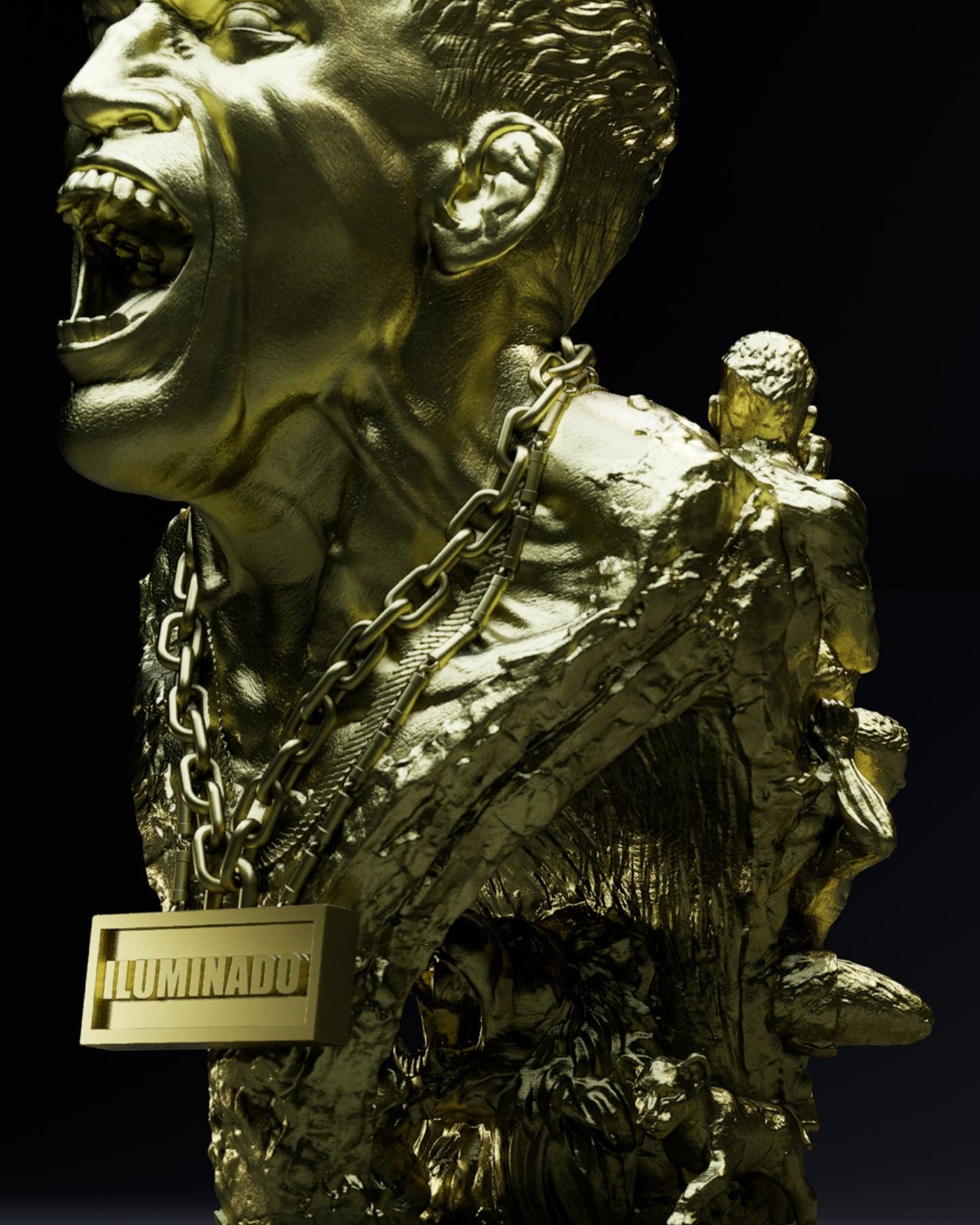 Charles Oliveira Sculpture: Championship Edition (21 Piece Limited)