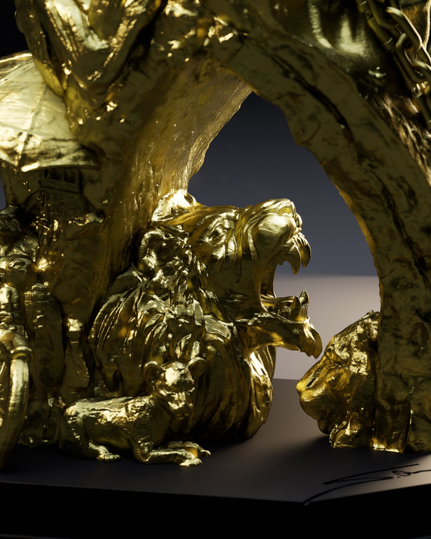 Charles Oliveira Sculpture: Championship Edition (21 Piece Limited)