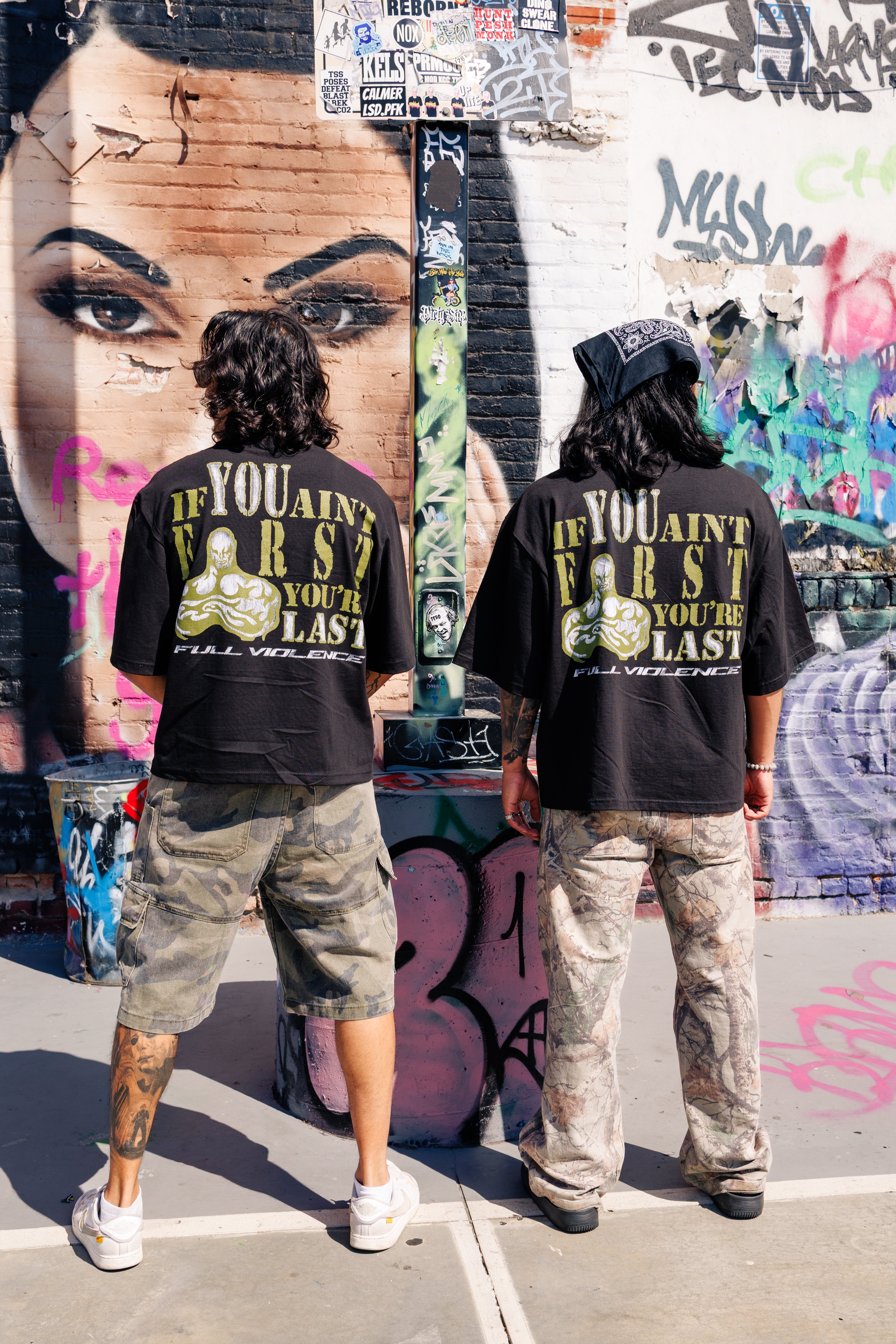 Frankie Flame Drop Shoulder Tee