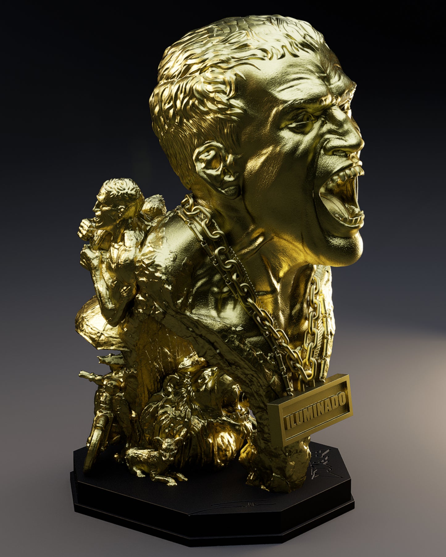 Charles Oliveira Sculpture: Championship Edition (21 Piece Limited)
