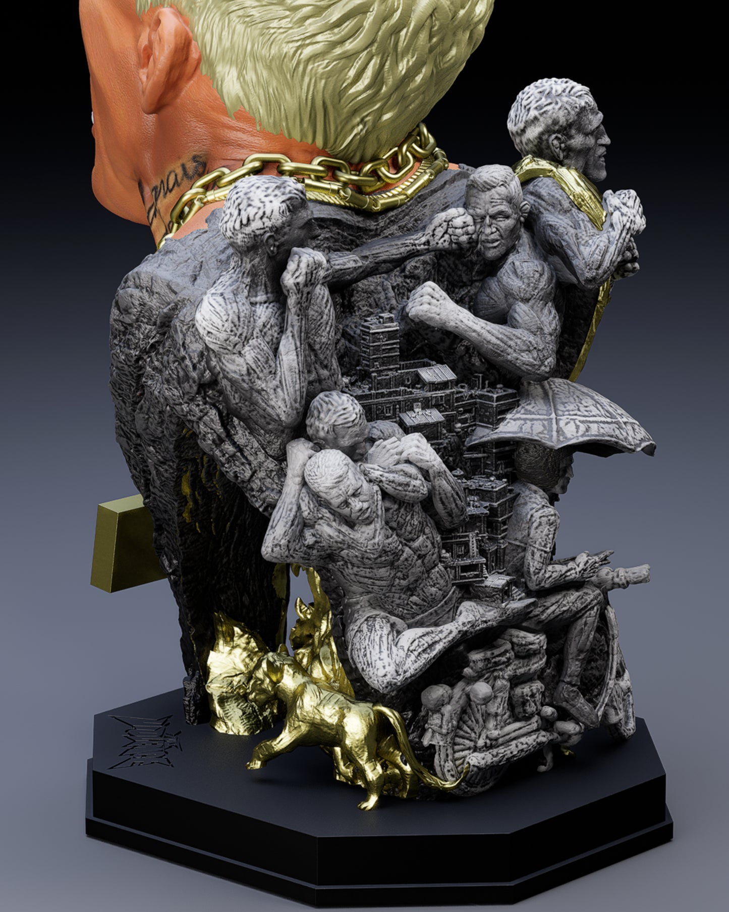 Charles Oliveira Sculpture: Do Bronx Edition (3 Piece Limited)