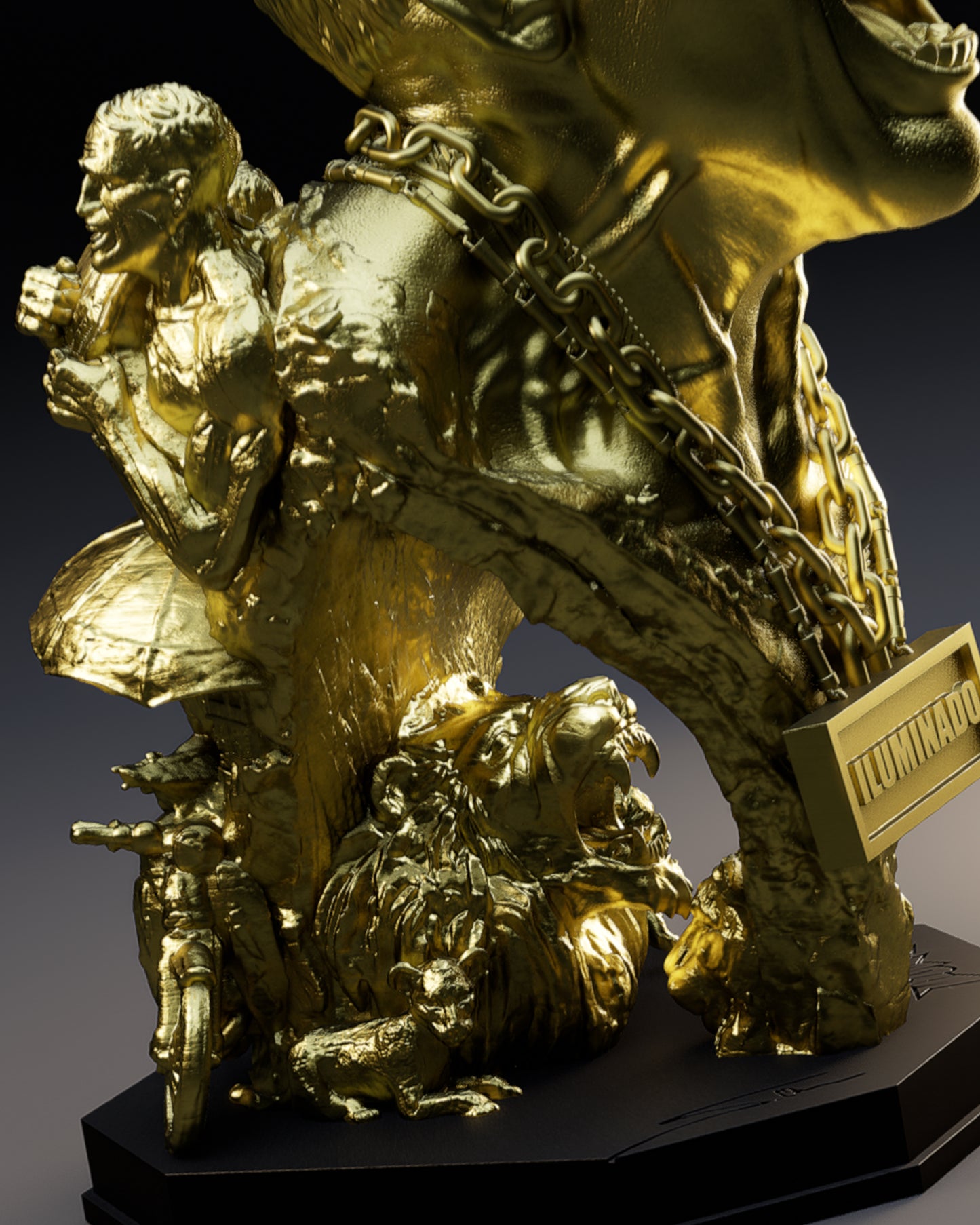 Charles Oliveira Sculpture: Championship Edition (21 Piece Limited)