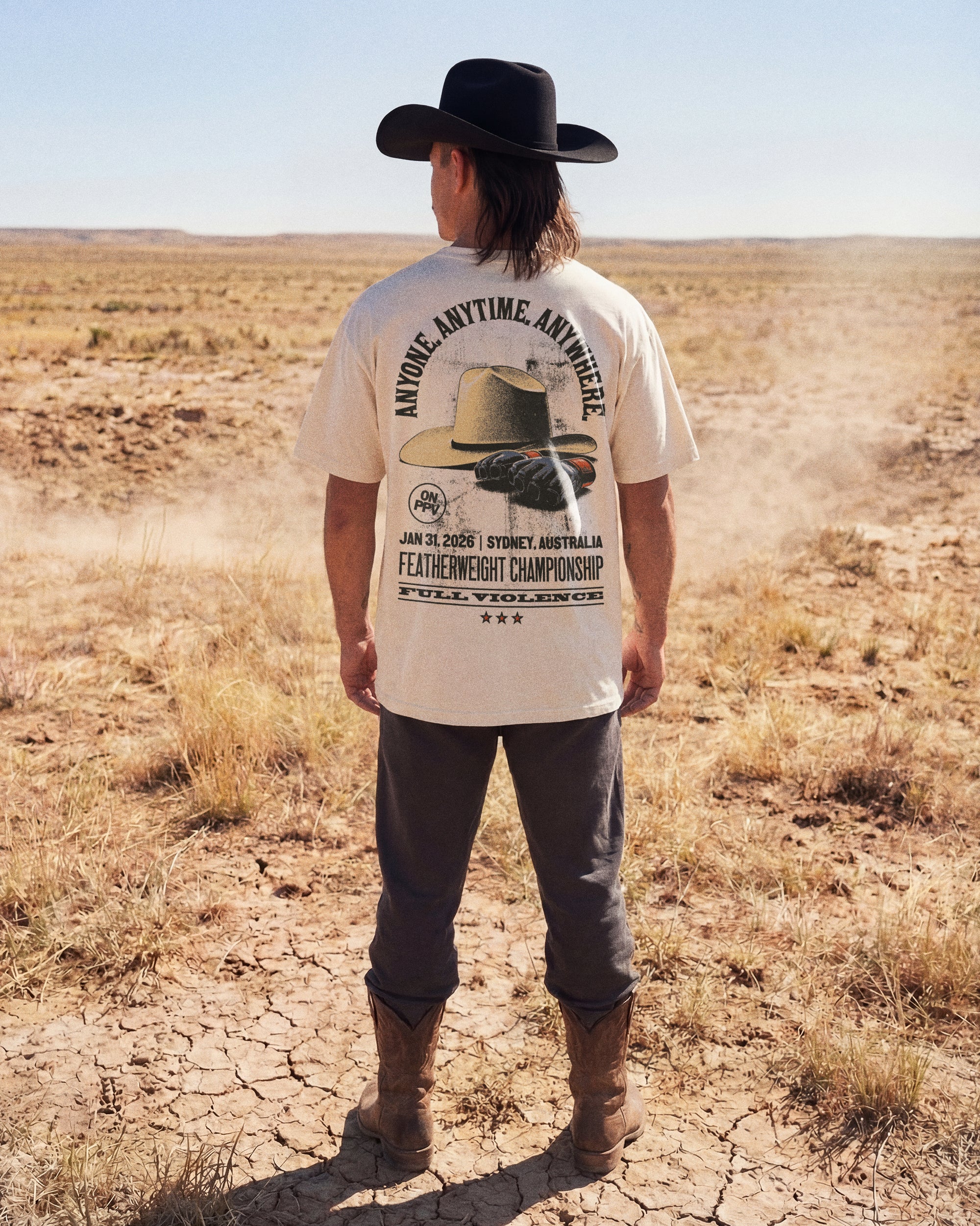 Anyone, Anytime, Anywhere Tee in Off-White