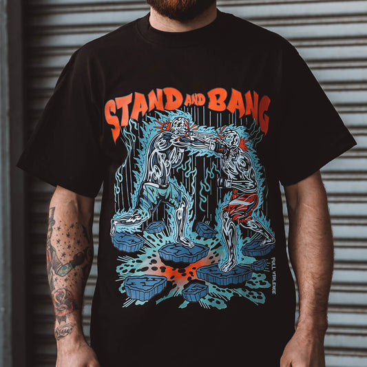 Stand and Bang "Classic" Tee in Black