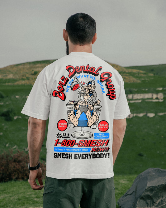 Borz Dental Group "Classic" Tee in White