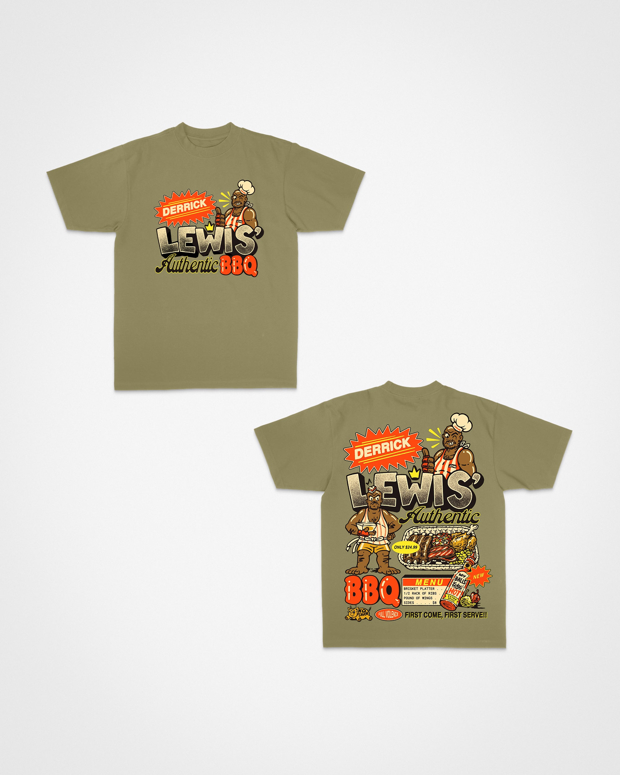 Lewis' Authentic BBQ Tee