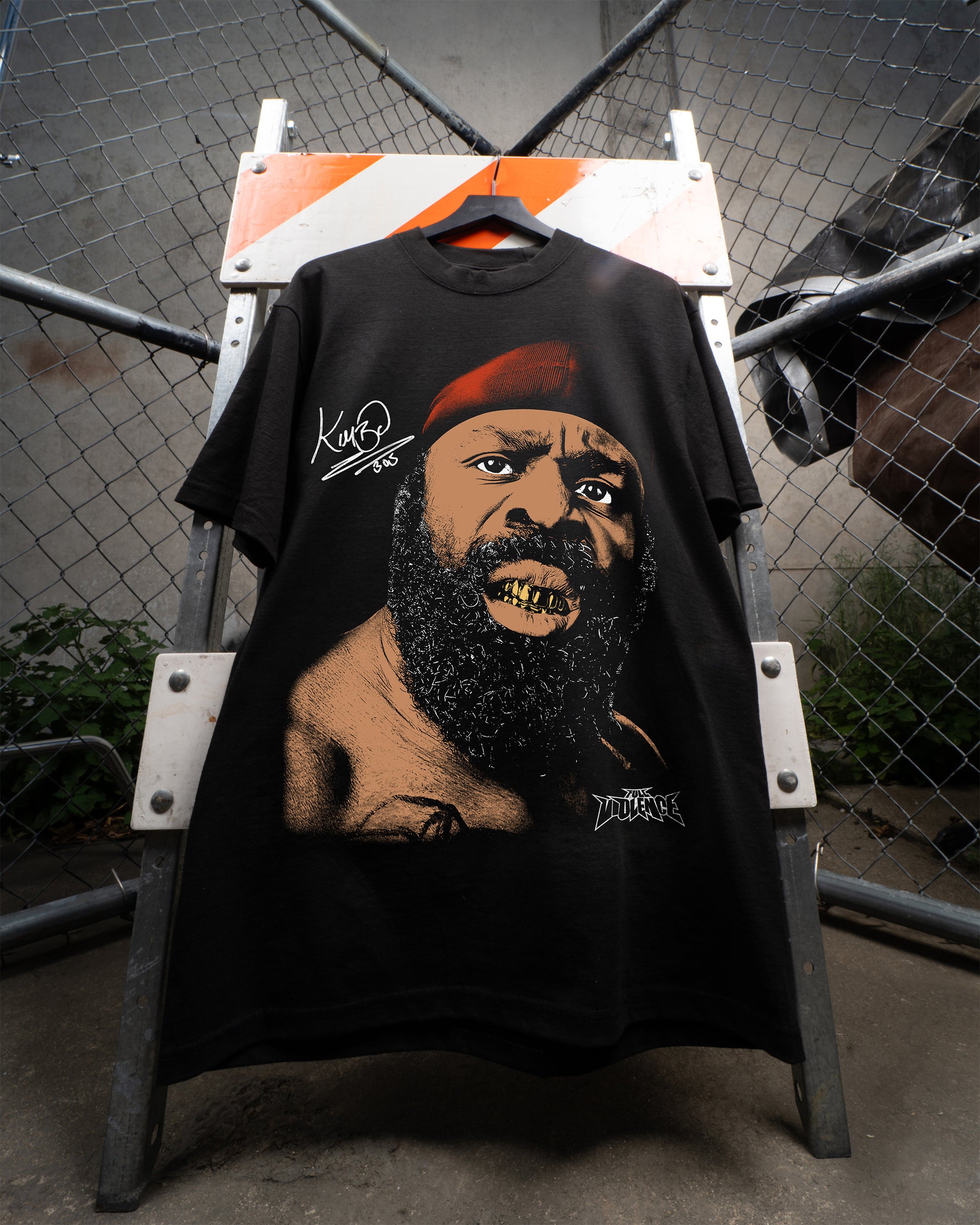 Big Face Kimbo "Classic" Tee in Black