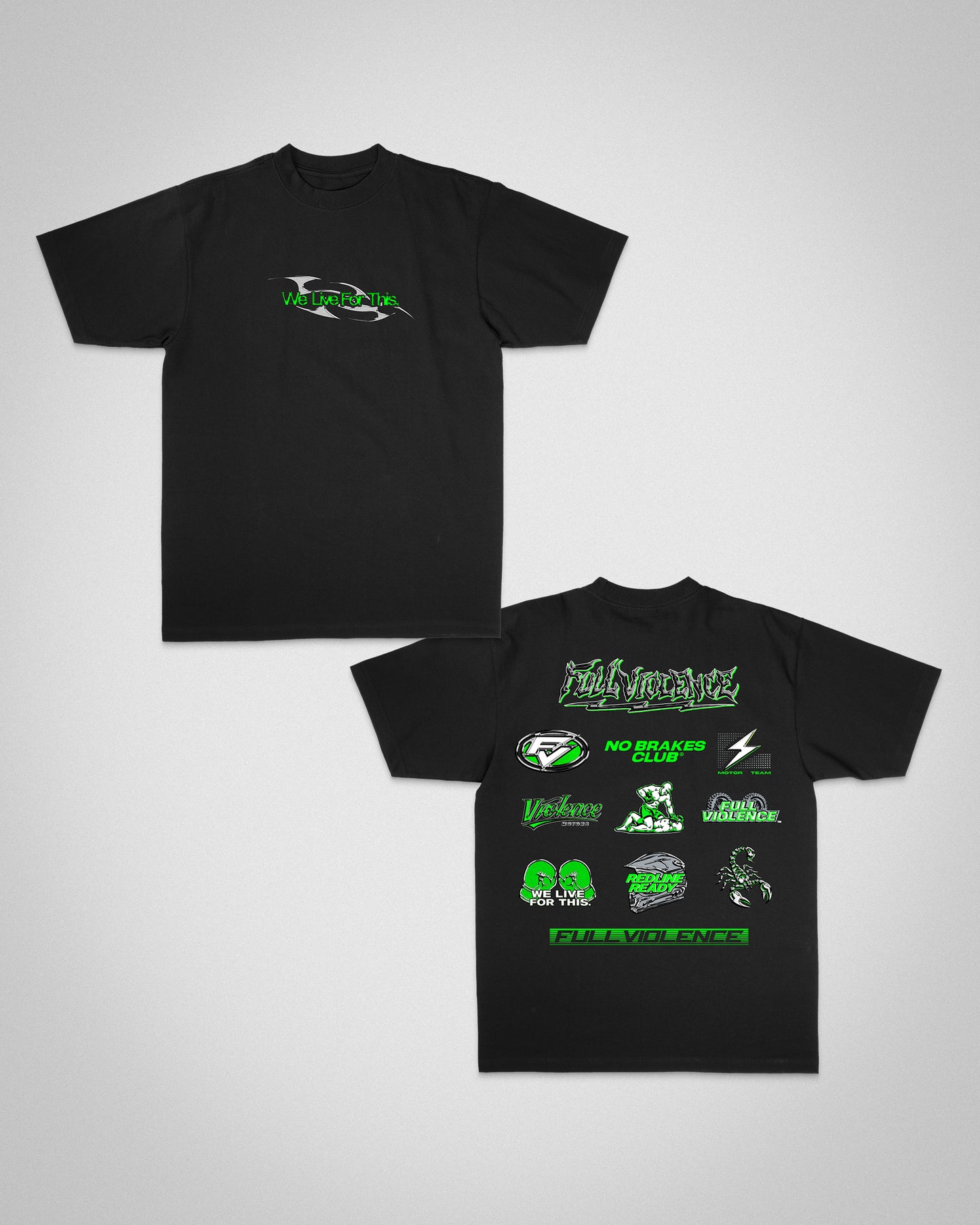 No Brakes Club "Classic" Tee in Black