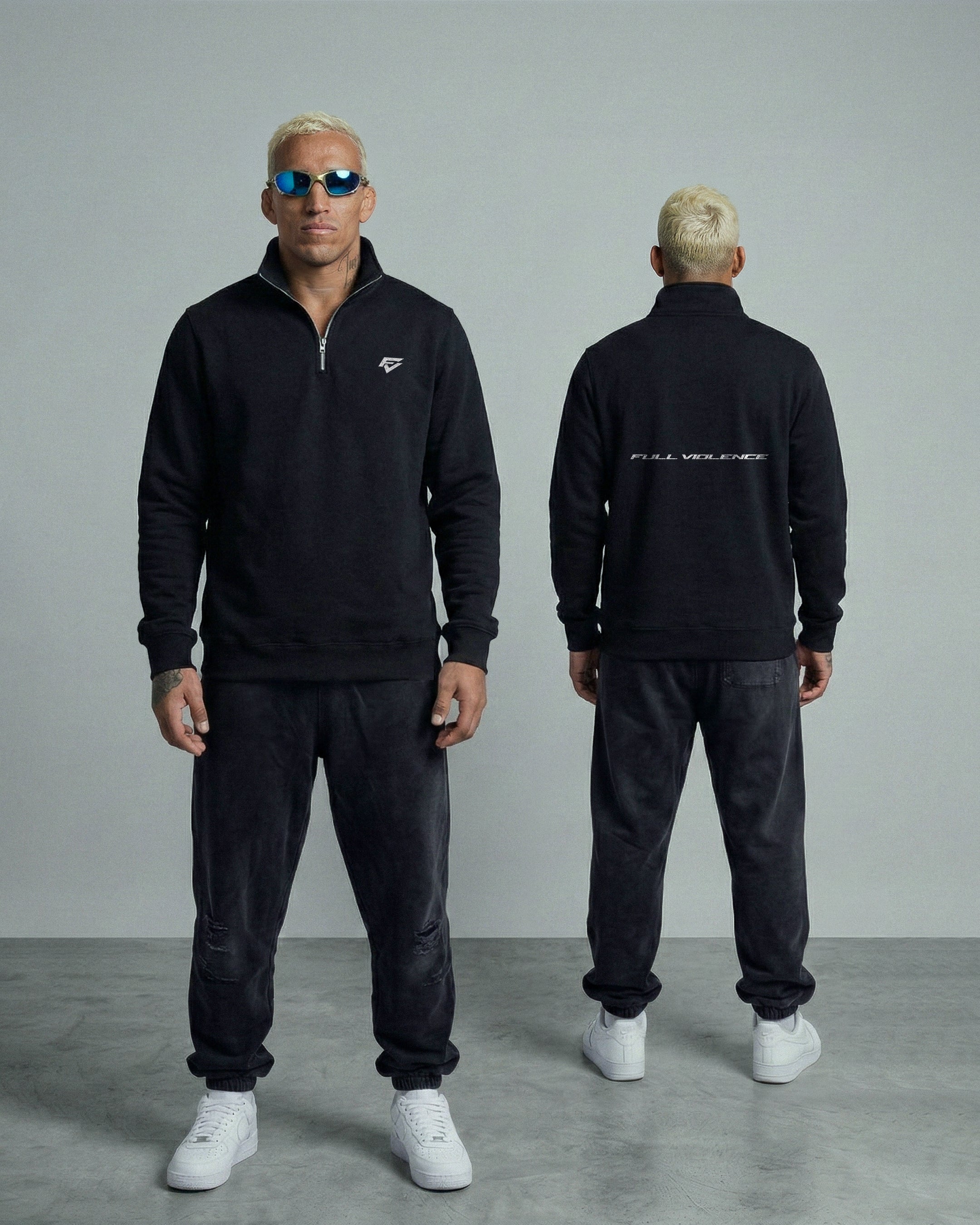 FV 3M 1/4 Zip Sweater - Black