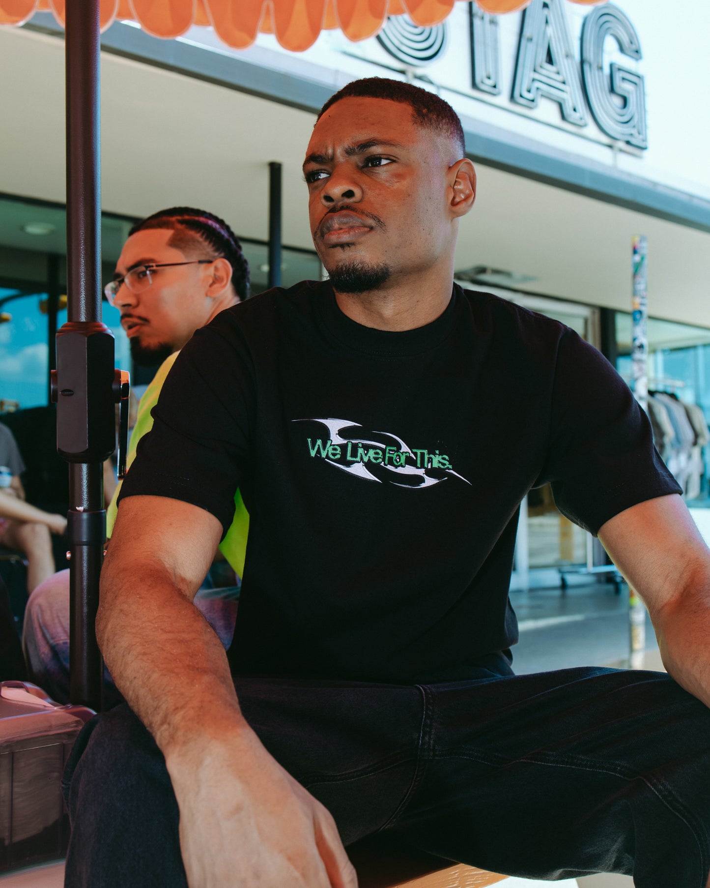 No Brakes Club "Classic" Tee in Black