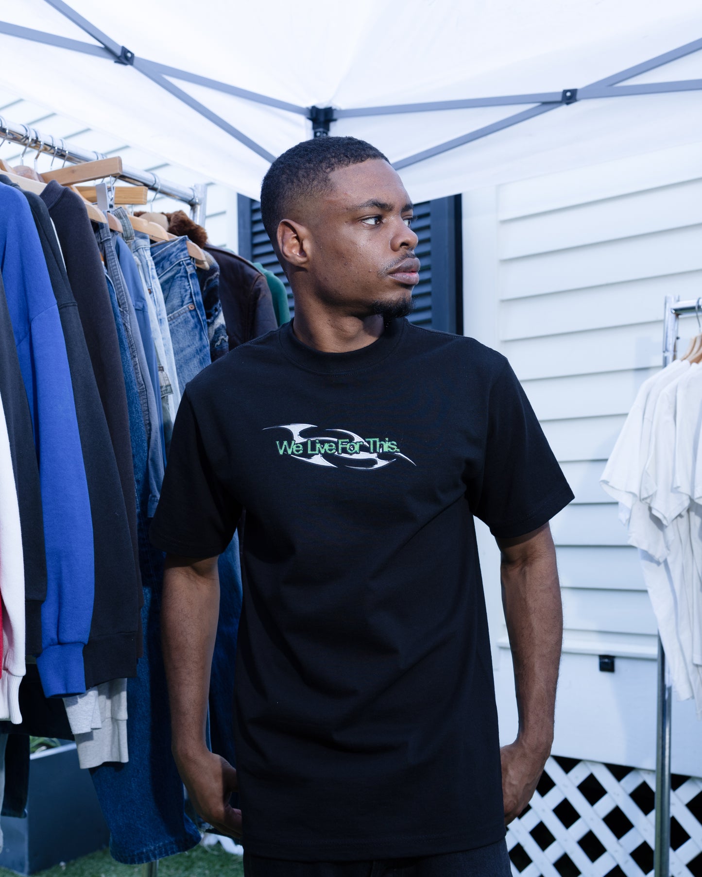 No Brakes Club "Classic" Tee in Black
