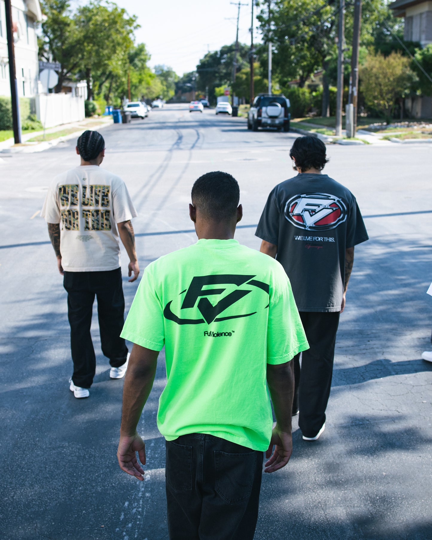 Neon FV "Premium" Tee in Neon Green
