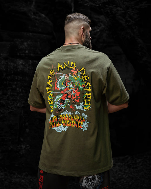 Destroy "Classic" Tee in Olive