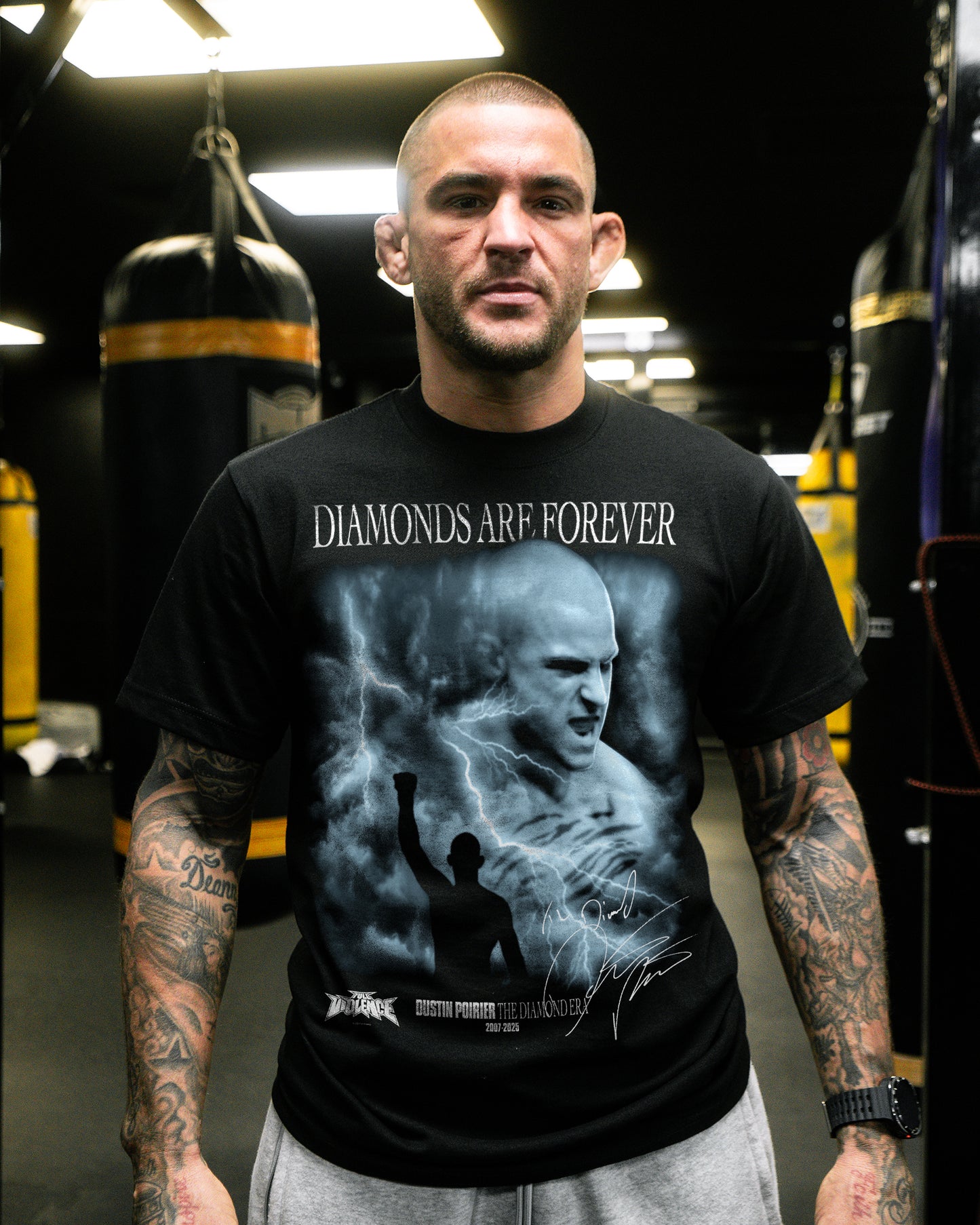 Thank You Dustin "Classic" Tee in Black