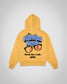 Bloody Glasses Hoodie in Gold