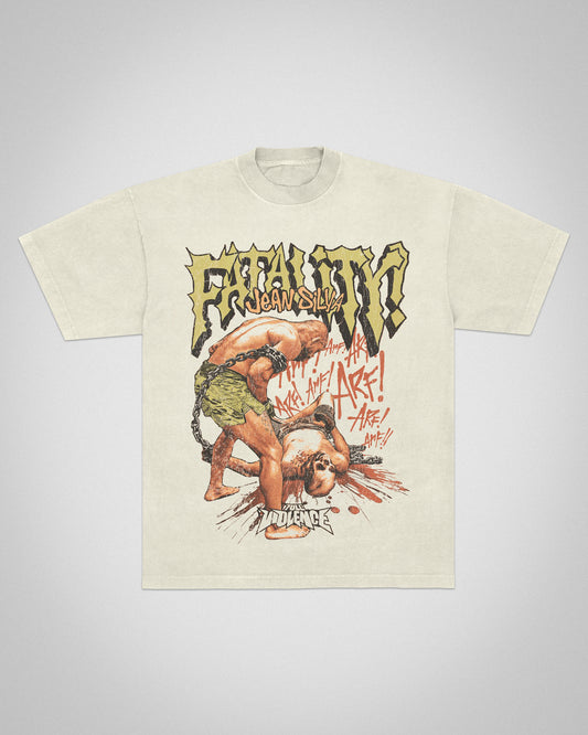 Jean Silva Fatality “Premium” Tee in Off-White