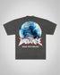 Jean Silva Globe "Premium" Tee in Garment Dyed Shadow