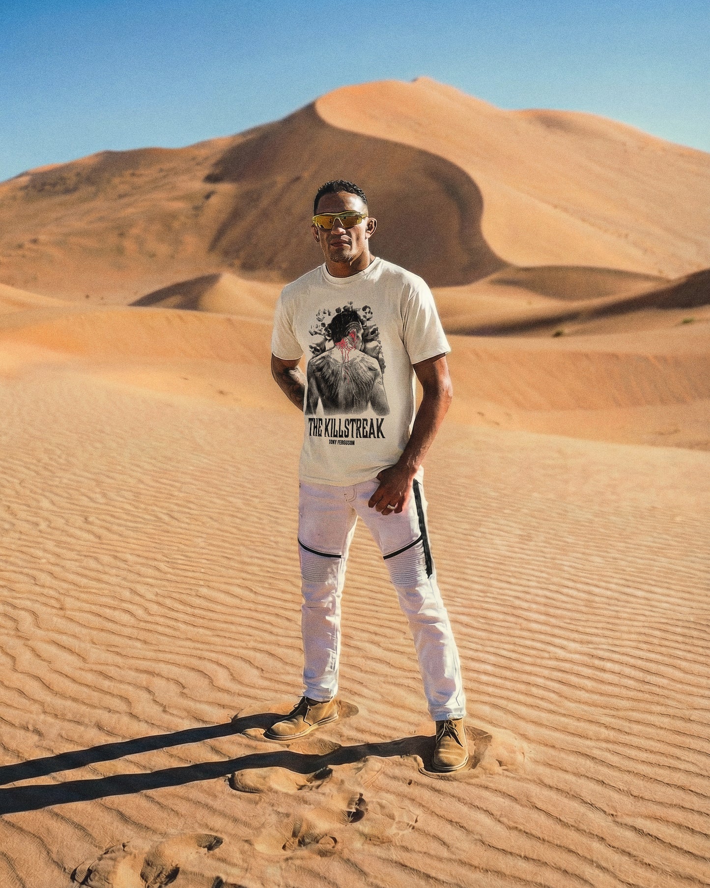 Killstreak Tee "Premium" Tee in Garment-Dyed Off-White