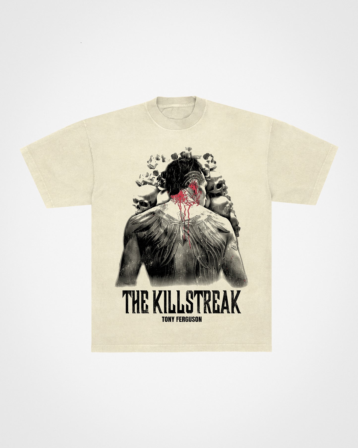 Killstreak Tee "Premium" Tee in Garment-Dyed Off-White