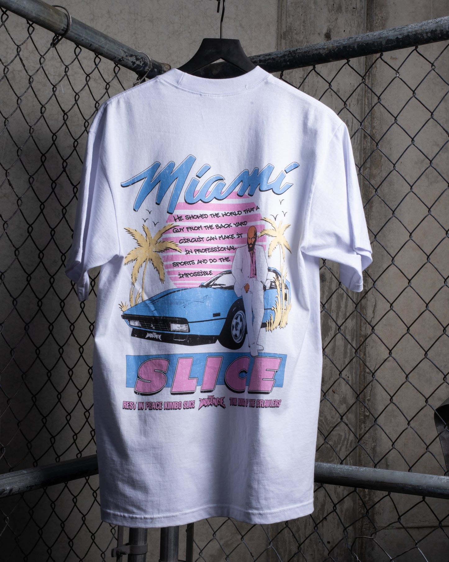 Miami Slice "Classic" Tee in White