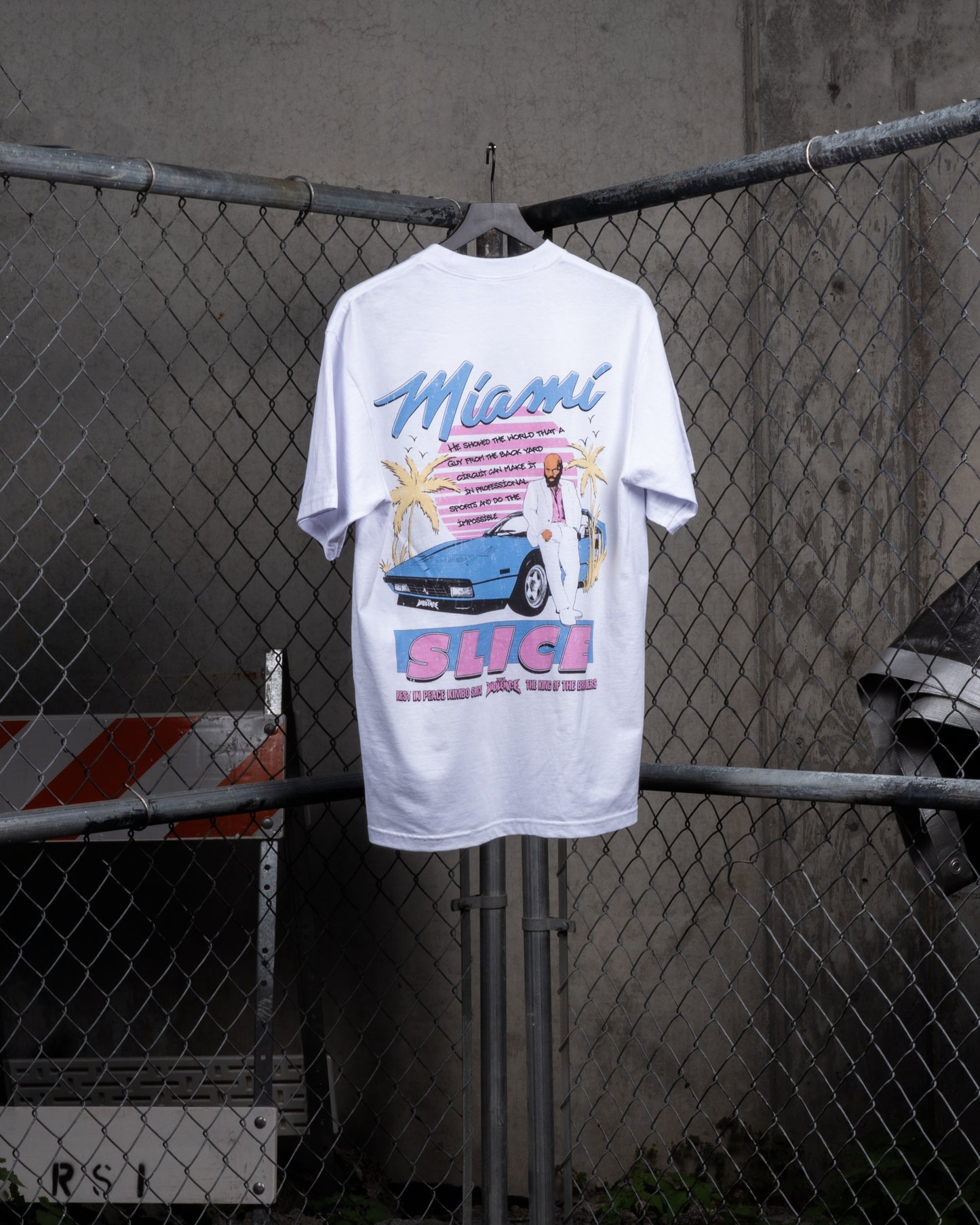 Miami Slice "Classic" Tee in White