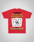 King of Diamonds "Premium" Tee in Dark Red