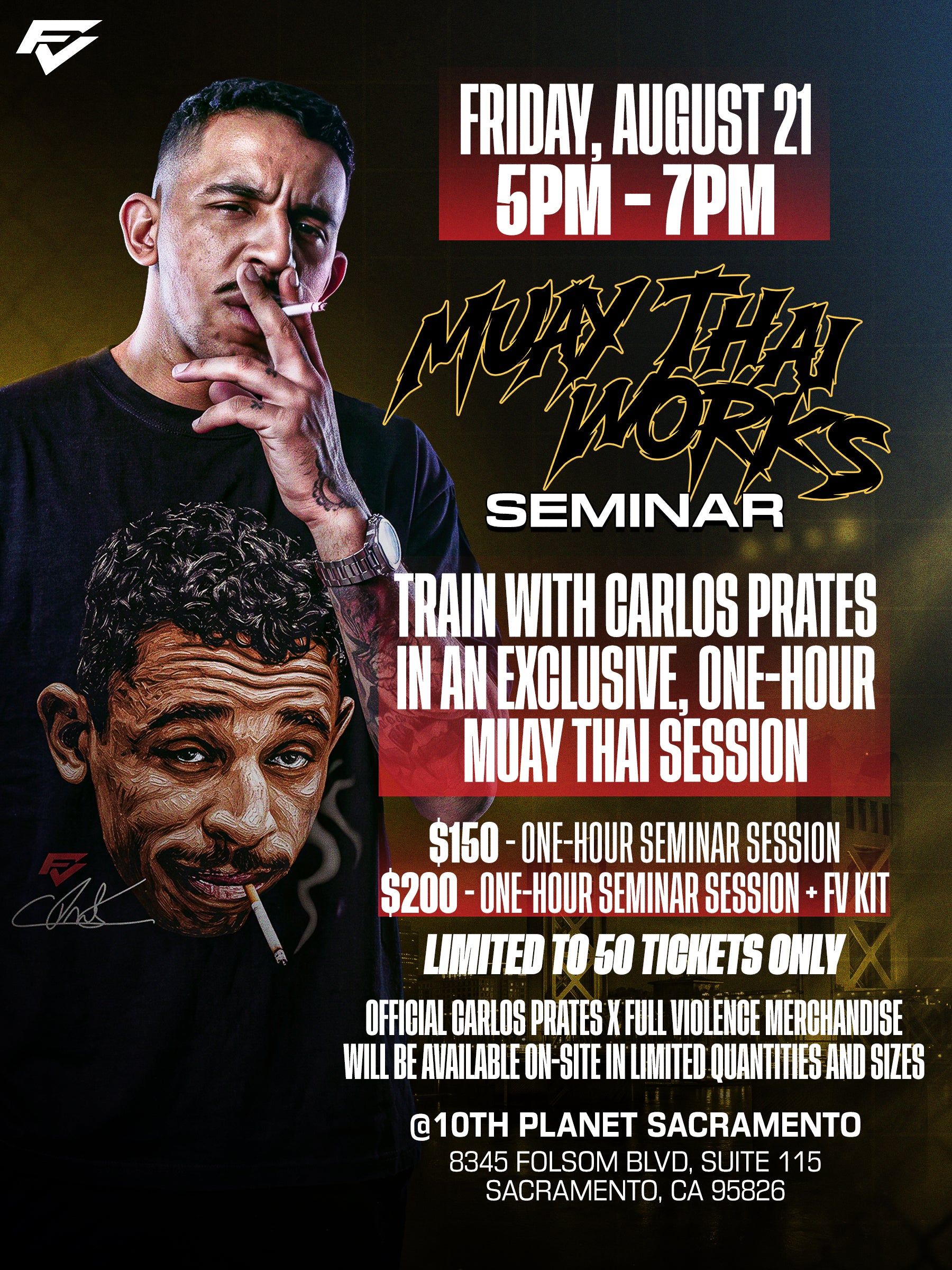 FV MUAY THAI SEMINAR (STANDARD TICKET)