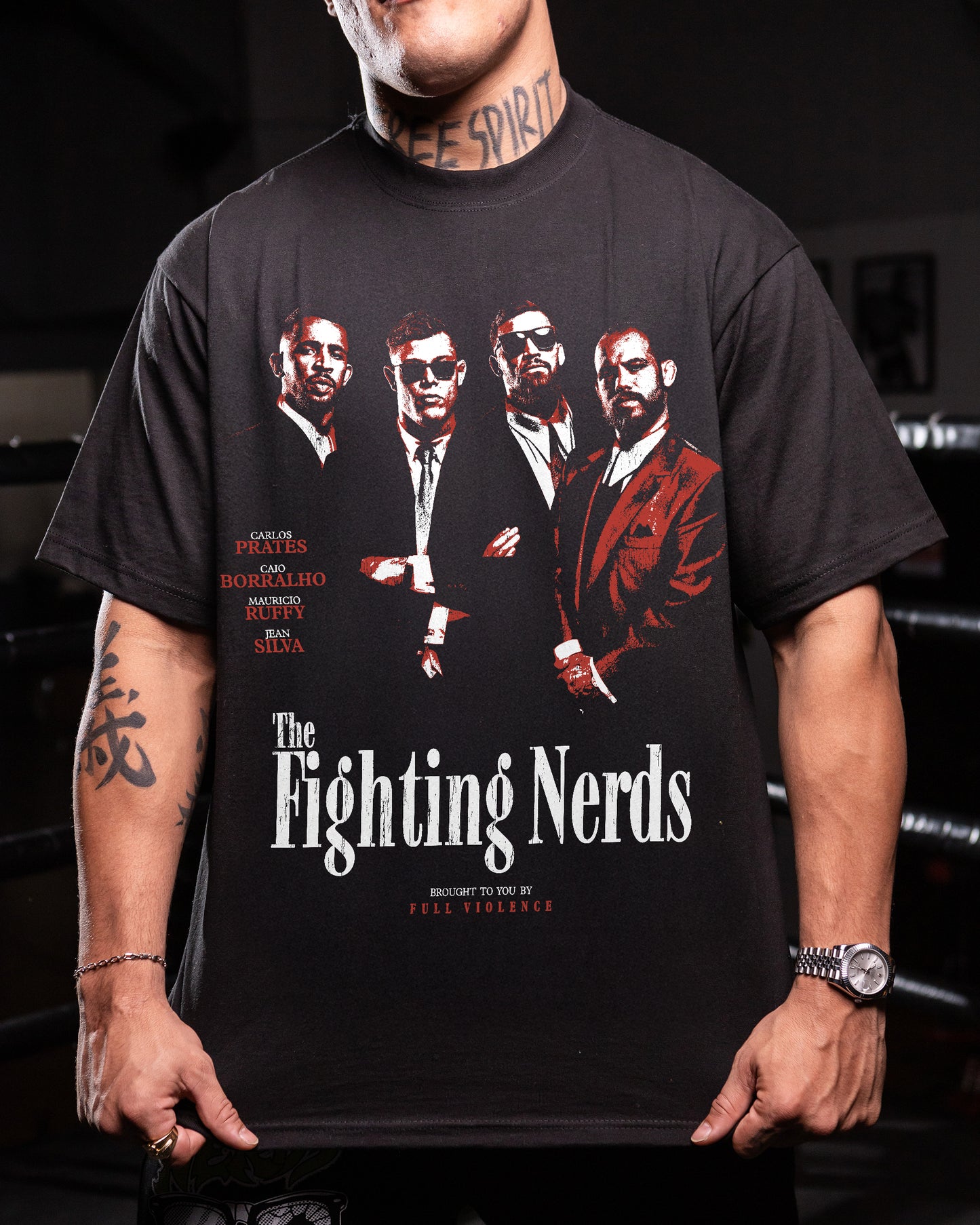 The Fighting Nerds - The Movie "Classic" Tee in Black