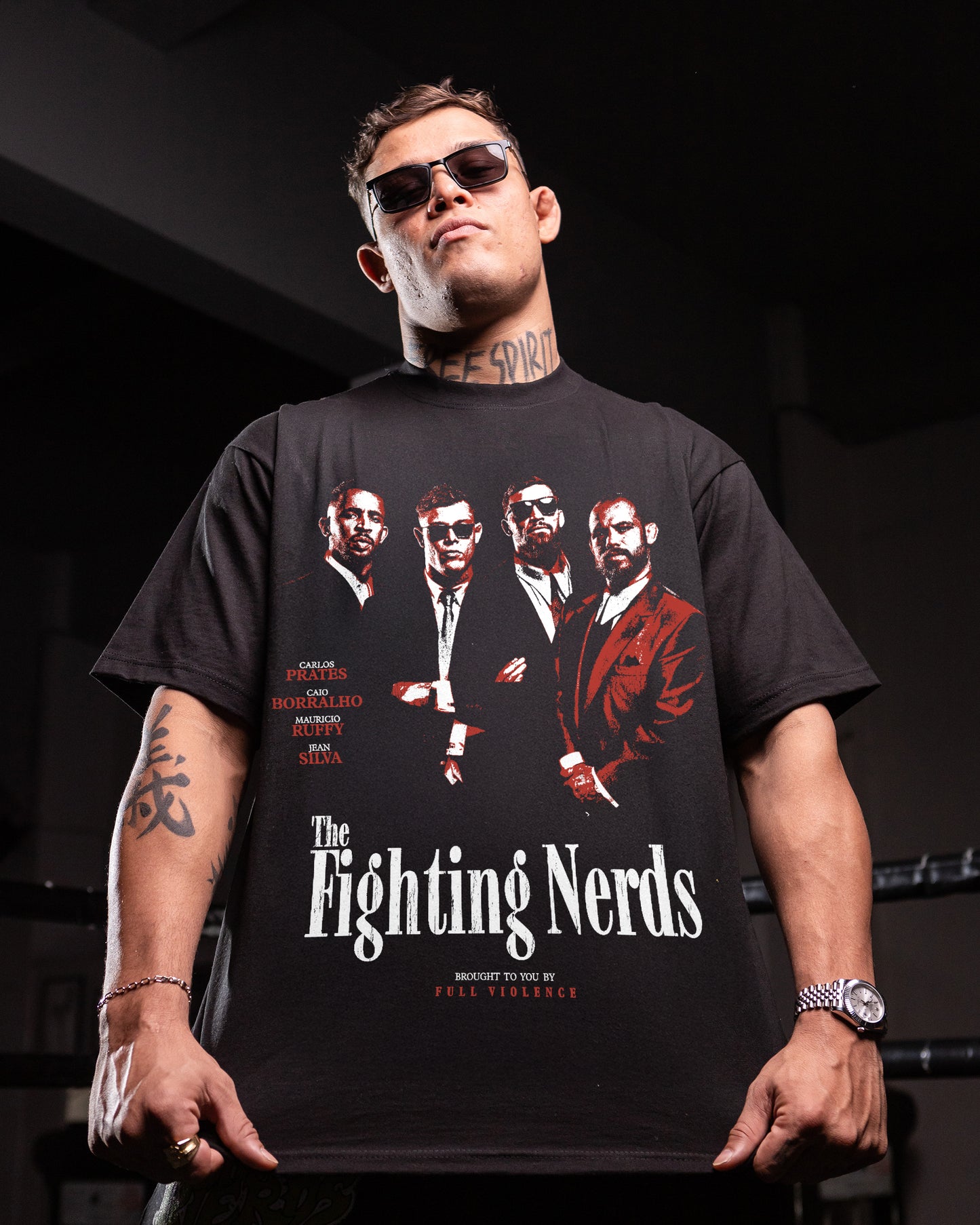 The Fighting Nerds - The Movie "Classic" Tee in Black
