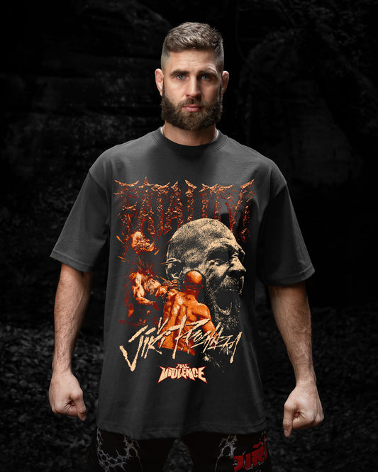 Samurai Fatality "Premium" Tee in Garment-Dyed Shadow