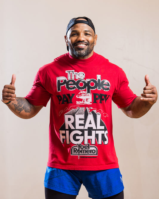 Pay Per View "Premium" Tee in Dark Red