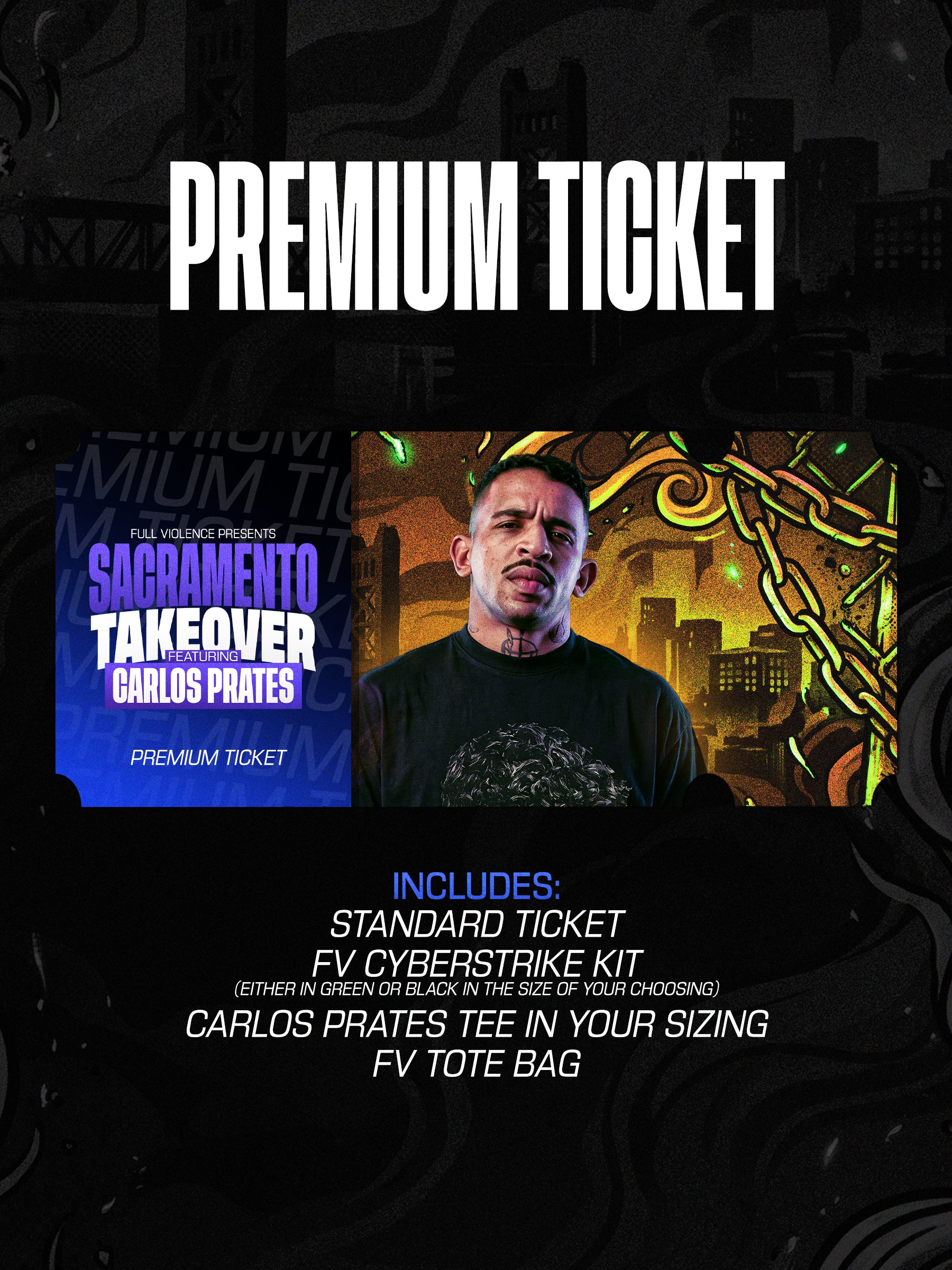 FV x Carlos Prates Seminar (PREMIUM TICKET)