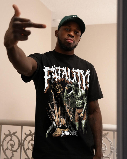 Rudeboy Fatality “Classic” Tee in Black
