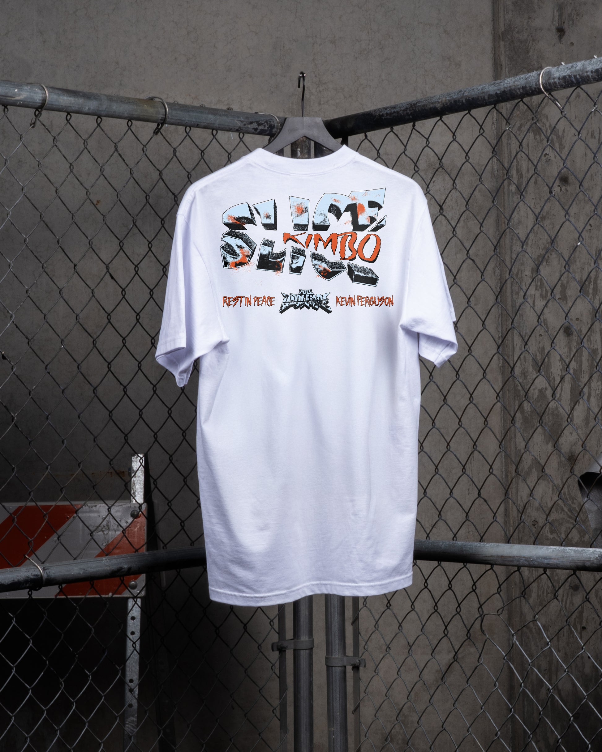 Backyard Brawler "Classic" Tee in White