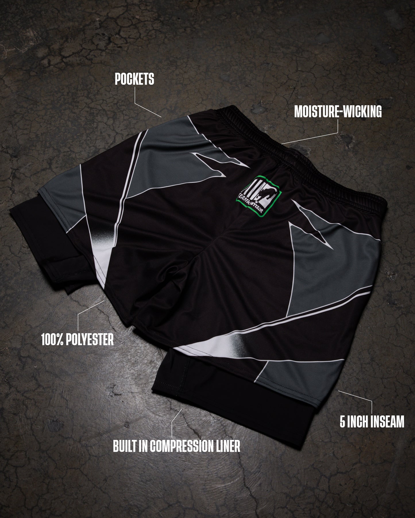 Team Khamzat Dual Layer Shorts