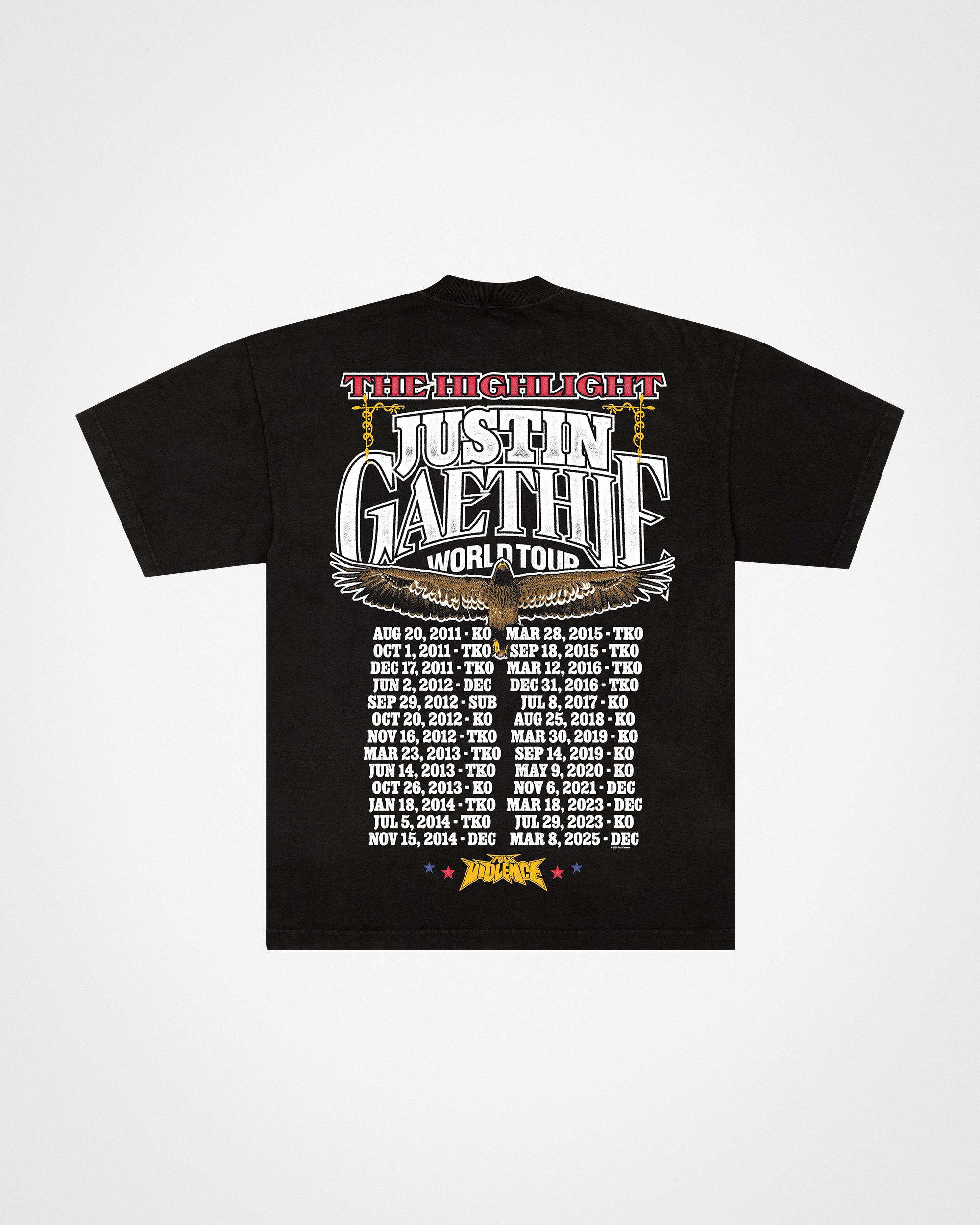 Gaethje World Tour Tee
