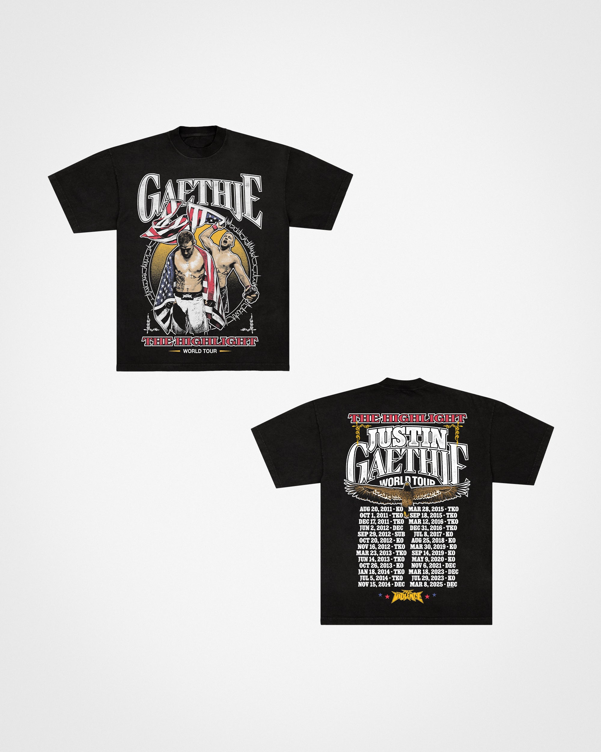 Gaethje World Tour Tee