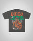 Diego Warrior "Premium" Tee in Garment Dyed Shadow