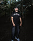 We Live for This Camo Red "Classic" Tee in Black